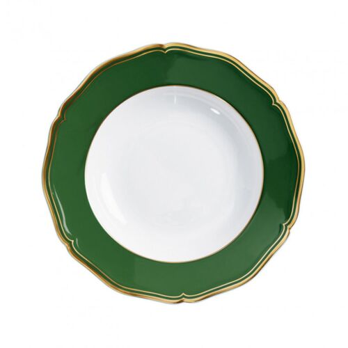 Raynaud Mazurka Green Soup Plate