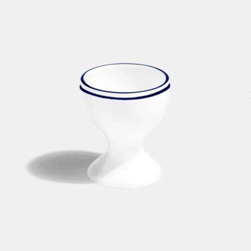 Richard Brendon Double Line Cobalt Egg Cup