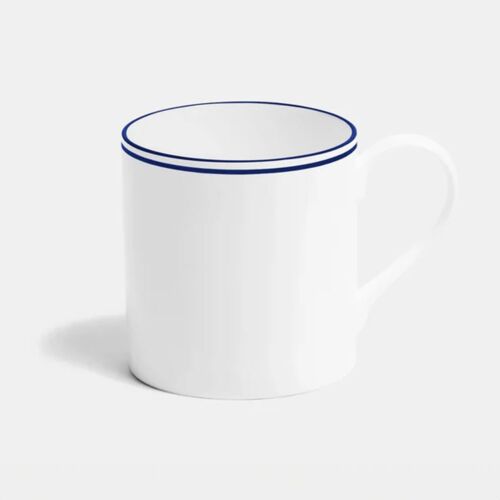 Richard Brendon Double Line Cobalt Mug Large
