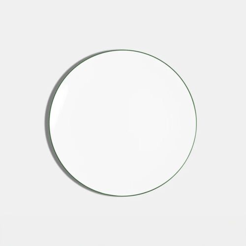 Richard Brendon Line Green Coupe Bread & Butter Plate