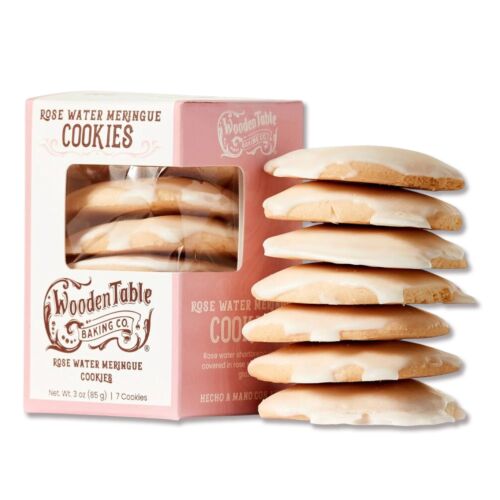 Box/7 Meringue Cookies Rosewater