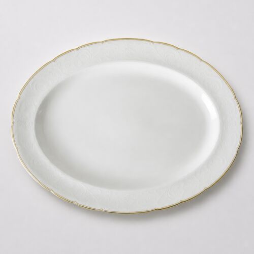 Royal Crown Derby Darley Abbey Pure & Gold Platter Large