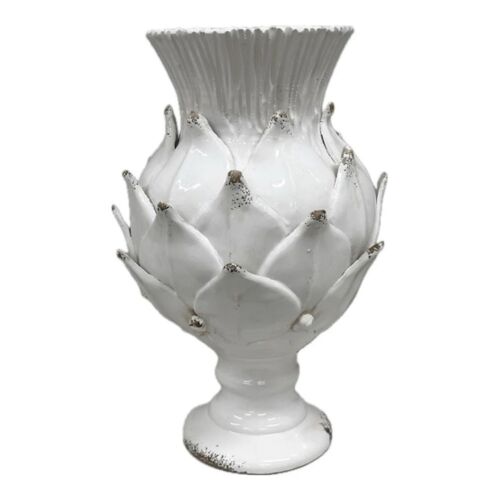 Scavo Harvest Urn Antique White