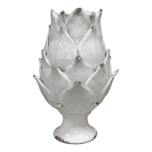 Scavo Harvest Vase Antique White