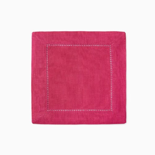 Sferra Cocktail Napkin Festival Raspberry