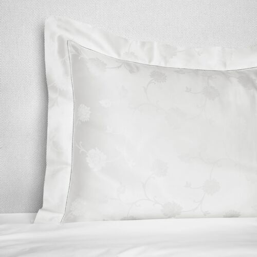 Sferra Giza 45 Jacquard White Boudoir Sham 12x16"