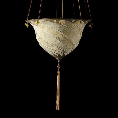 Silk Lamp Suspended 14" Samarkanda Serpentine