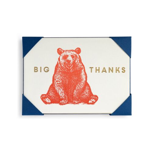 Stationery Big Thanks Card