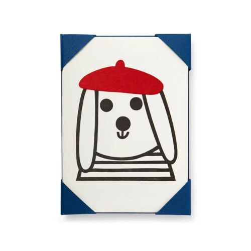 Stationery Dog By Jane Foster Card