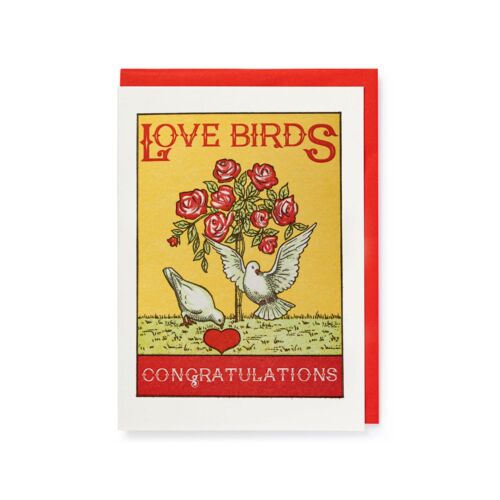 Stationery Love Birds Card