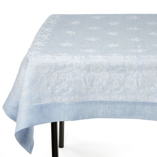 Tessitura Pardi Fiori di Campo Sky Blue Tablecloth 67x110"
