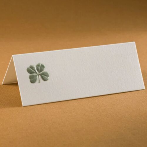  The Printery Stationery Set/10 Place Card Clover