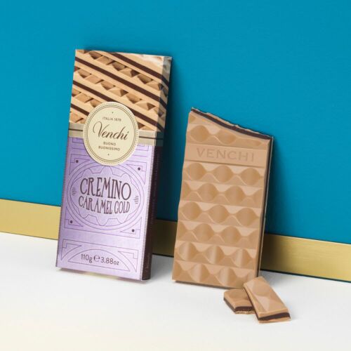 Venchi Gold Caramel Cremino Bar