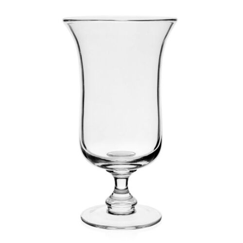WYC Glass Whitney Footed Flower Vase 10"