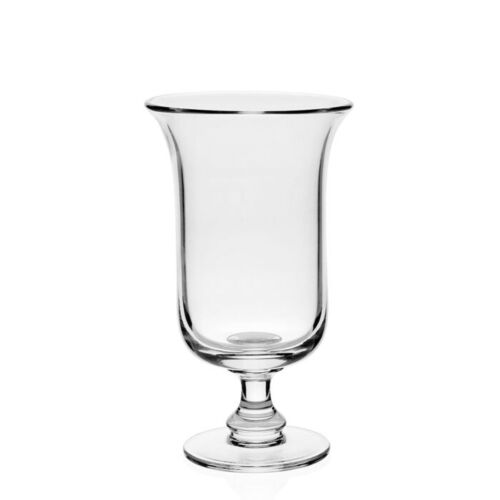 WYC Glass Whitney Footed Flower Vase 8"