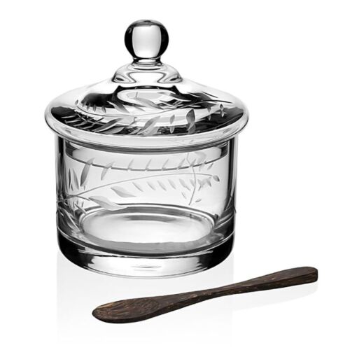 WYC Glass Honey Jar & Spoon Jasmine