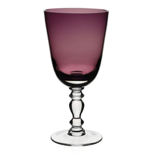WYC Glass Fanny Goblet Amethyst