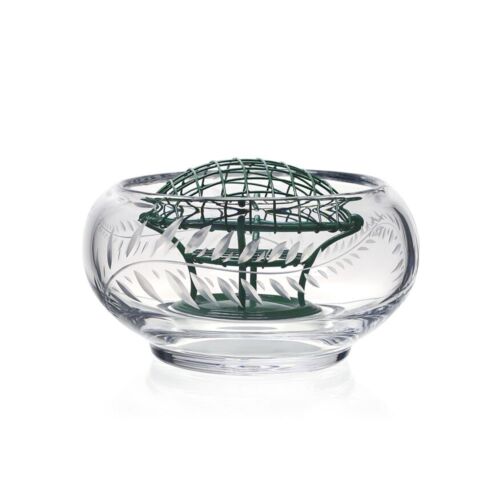 WYC Glass Jasmine Rose Bowl & Wire