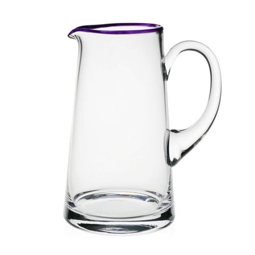 WYC Glass Siena Pitcher Amethyst
