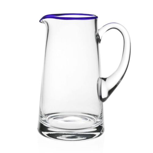 WYC Glass Siena Pitcher Blue