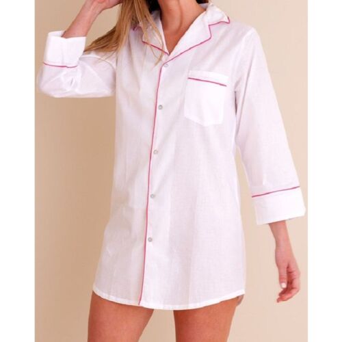 Cotton Nightshirt Sharon Raspberry 