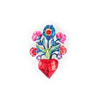 Artisan Brooch Pin Frida's Flowers