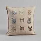 Coral & Tusk Pillow Cats 16"