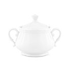  Ginori Antico Doccia Bianco Sugar Bowl Large