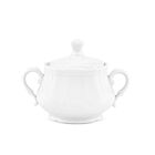  Ginori Antico Doccia Bianco Sugar Bowl Small
