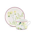 Ginori Florenza Verde Acanto Tea Cup & Saucer Set