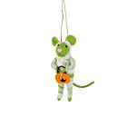 Halloween Ornament Felt Mouse Mummy