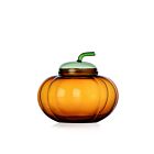 Ichendorf Glass Pumpkin Sugar Pot