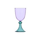   Ichendorf Glass Tamigi Lilac & Petrol Goblet