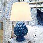  Italian Table Lamp Pinecone Blue