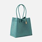   Izmir Green & White Shopper Bag