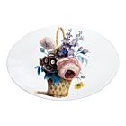   John Derian Bouquet Platter Oval