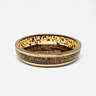  Pigeon & Poodle Benton Amber Tortoise & Matte Gold Soap Dish