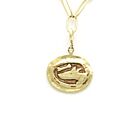 18K Gold-Dipped Dog & Bone Charm Pendant