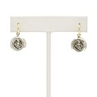 18K Gold-Dipped Silver Anchor Earrings
