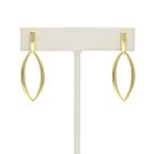 18K Gold-Dipped Spear Drop Earrings