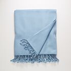 4-Ply Cashmere Throw Dream Blue