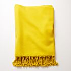 4-Ply Cashmere Throw Maize