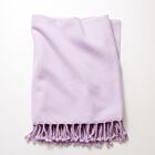 4-Ply Cashmere Throw Orchid Ice