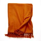 4-Ply Cashmere Throw Saffron
