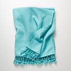 4-Ply Zig Zag Cashmere Throw Aruba