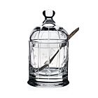 WYC Glass Honey Jar & Spoon Abby