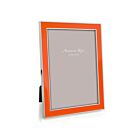 Addison Ross Enamel & Silver Orange Frame 5x7"