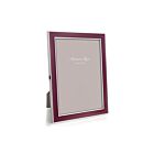 Addison Ross Enamel & Silver Plum Frame 4x6"