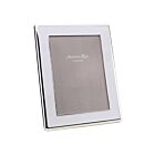 Addison Ross Enamel & Silver White Curve Frame 5x7"