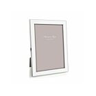 Addison Ross Enamel & Silver White Frame 4x6"